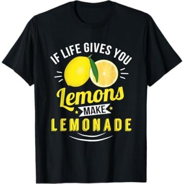 Imagem de Camiseta Life Gives You Lemons Make Lemonade, Preto, PP