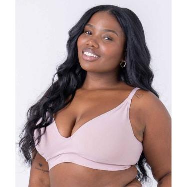 Imagem de Sutiã plus size com bojo sem costuras nas laterais sem arco