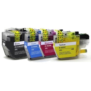 Imagem de Kit Cartucho Para Brother MFC-J5830DW LC-3029BK compatível - Toner Val