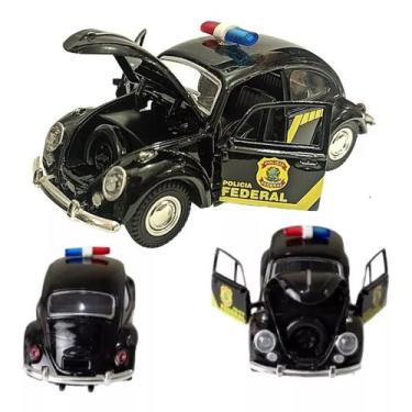 Imagem de Carrinho Coleção De Metal  Fusca Viatura  Polícia Federal - Toy King