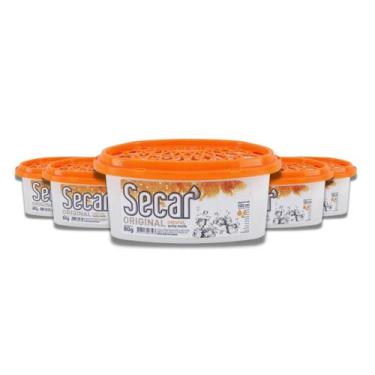 Imagem de Kit com 5 Anti Mofo Secar Original Natural 80g Desumificador Armario C