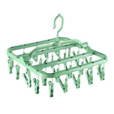 Imagem de Varal Mágico 32 Prendedores Multiuso para Calcinhas Cuecas Meias Peças