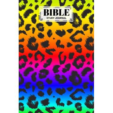 Imagem de Bible Study Journal: Bible Study Journal Leopard Print Cover, Perfect for Writing Prayer, Inspirational messages, Church Group, Individual Bible Study, 120 Pages, Size 6" x 9" By Dominik Lutz