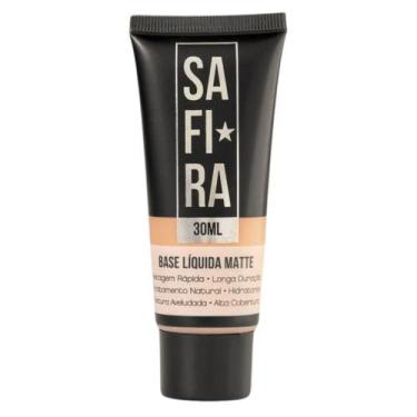 Imagem de Base Líquida Matte Nº 05 Alta Cobertura 30ml Basic Safira - SAFIRA COS