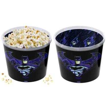 Imagem de 2 Potes e Pipoca Estampado do Batman 2.1 litros Plasútil