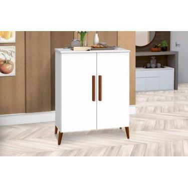 Imagem de Aparador Decoração Buffet 2 Portas Sala Jantar Bogotá branco - PASSE B