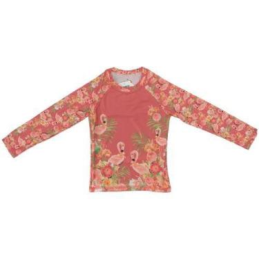 Imagem de Camiseta Infantil Tradicional 86209 - Malwee Carinhoso, Rosa, 8