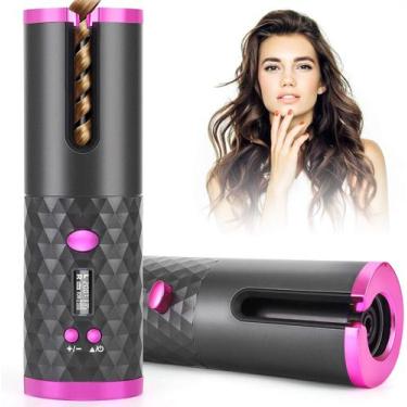 Imagem de Modelador de cabelo automático sem fio modelador de cachos automático 