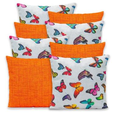 Imagem de Kit 8 Capas de Almofada c/ Zíper 40x40cm Gorgurinho - Rafaloro Enxovai