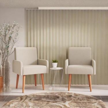 Imagem de Poltrona Rebeca Luxo Decorativa em Veludo p/ Salas Moderna - TB ECOMME