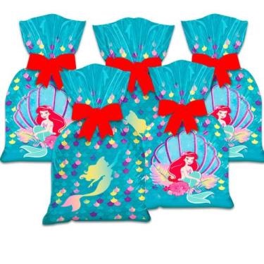 Imagem de 12 Sacolas surpresa Lembrancinhas ARIEL decoração  festa - REGINA