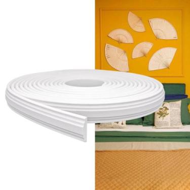 Imagem de Rodameio Boiserie EVA Autocolante 3,8cm Rm61 5 Metros MeuRodapé