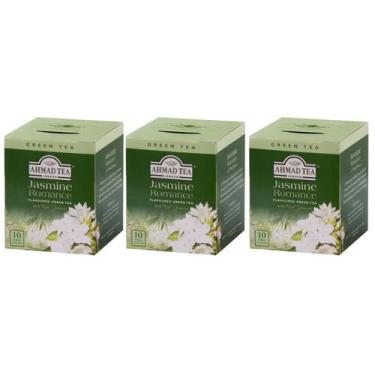 Imagem de Kit 3 Cha Importado Jasmine Romance Ahmad 20 Gr - Ahmad Tea London