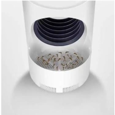 Imagem de Mosquiteiro elétrico usb led repelente armadilha mosquito - dealfider
