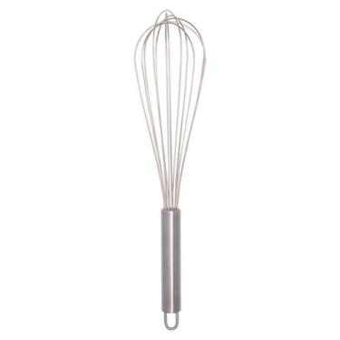 Imagem de Fue Manual Batedor de Ovos Claras e Massas de Inox com 27cm - Nicobem
