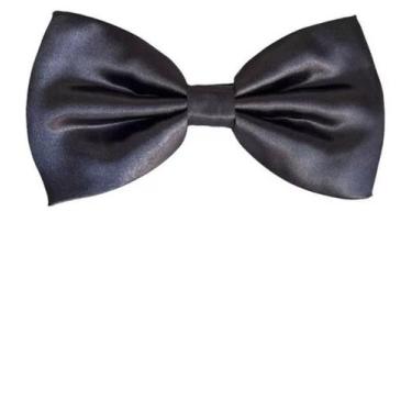 Imagem de Gravata Borboleta Social Com Regulador Ref: 247 - karecato, Cinza chum