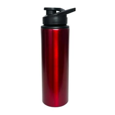 Imagem de Garrafa Squeeze Alumínio Água Fitness Academia C/Alça 750mL - Weeze Mo