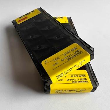 Imagem de Lâmina original VBMT110302-PF 5015/Lâmina CNC de carboneto 10 peças
