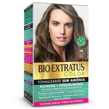 Imagem de Tonalizante Sem amônia Bio Extratus Color Louro Médio 70