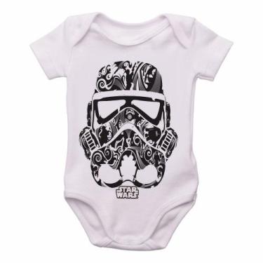 Imagem de body nenê criança roupa bebê Stormtrooper - Empório Dutra, GG  (9-13 M