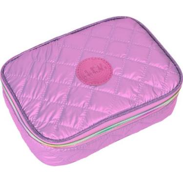 Imagem de Estojo Escolar Juvenil Feminino Matelassê Yepp MIF5320-EST, Orquídea