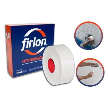 Imagem de Fita Veda Rosca Teflon Para Torneiras 18mm X 25mm Barata - Firlon