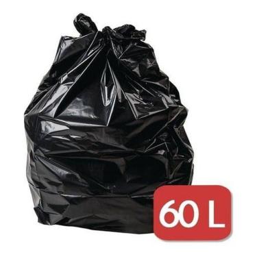 Imagem de Saco De Lixo 60 Litros Reforçado 100 Un 60x70x4,0 - - HIGIPACK