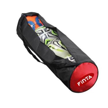 Imagem de Bolsa Porta Bolas Para 4 Bolas Finta Profissional Com Alça, Vermelho