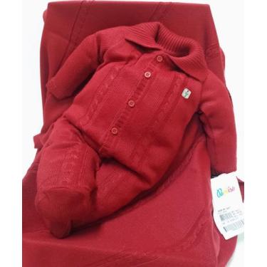 Imagem de Kit Saída Maternidade Bebê Menino Luxo Tricot Paraiso 14567 - Paraíso,