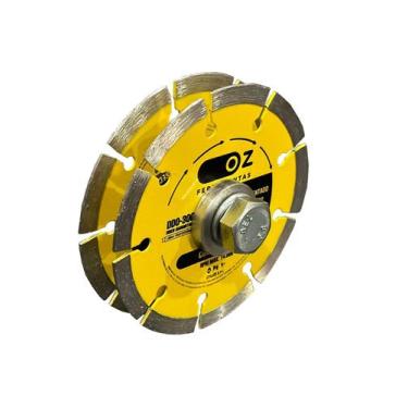 Imagem de Adaptador M14 Para Esmerilhadeira Com 2 Discos Diamantados Segmentados