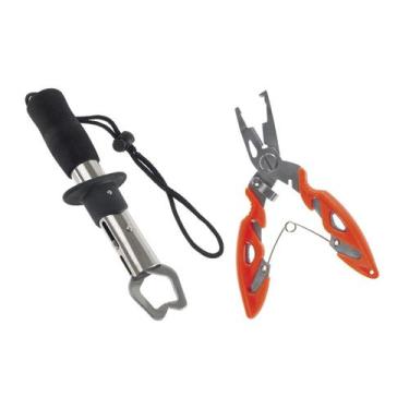 Imagem de Kit alicate para trocar argola e alicate pega peixe - Sahara