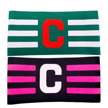 Imagem de Faixa de Capitão Braçadeira de Futebol Pack com 2 Unidades - Estilo Bo