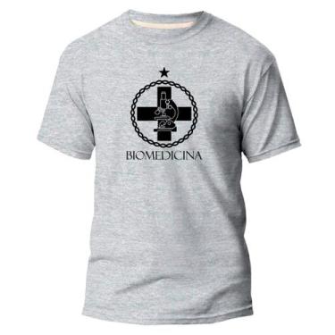 Imagem de Camiseta Algodão Premium Estampa Dtf Faculdade Biomedicina - Pavesi, C
