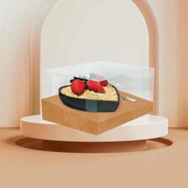 Imagem de 10 Caixas Coração de Colher Kraft Gourmet - Embalagens Conceito