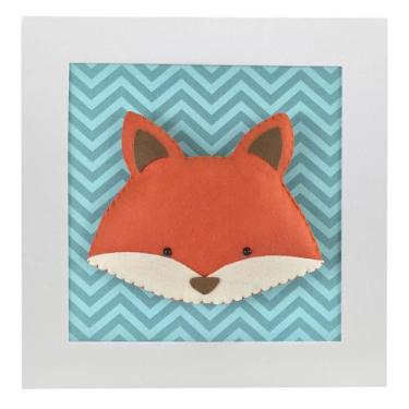 Imagem de Quadro Decorativo Raposa Quarto Bebê Infantil Menino Menina - Potinho 