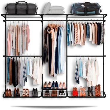 Imagem de Closet Aramado - Linear CLR371 - 2,50 - Smart Black - Casa Expressa