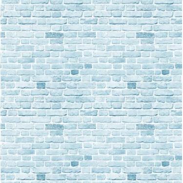 Imagem de PAPEL DE PAREDE TIJOLINHO AZUL (folha de 300x90 cm)  - ATITUDE SIGNS