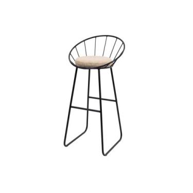 Imagem de Banco Alto Sunset Banqueta Estofada Balcão Cozinha Churrasqueira - Stu