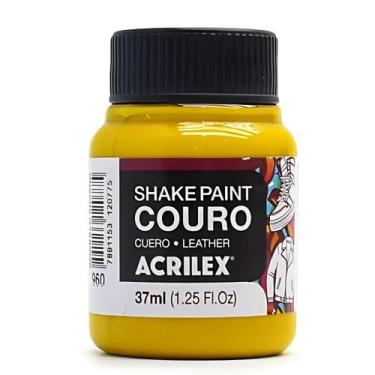 Imagem de Tinta p/ couro shake paint 37ml acrilex escolha a cor, 960 AMARELO IND