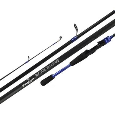 Imagem de Vara de Carbono Para Molinete 2 Parte 1,60mt 25lb Mix Carbon - taue