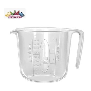Imagem de Jarra De Medida / Dosador Graduado De Plastico 1l - Injetemp