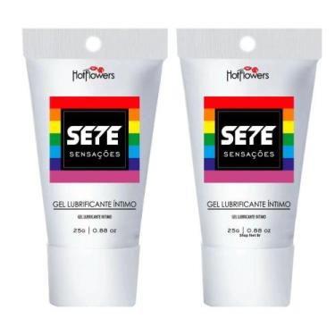 Imagem de 02 gel Deslizante Lubrificante  An@L  Sete Sensações - produtos sex sh