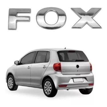 Imagem de Emblema Fox Cromado Logo Letreiro Traseiro 2012/... - Marçon