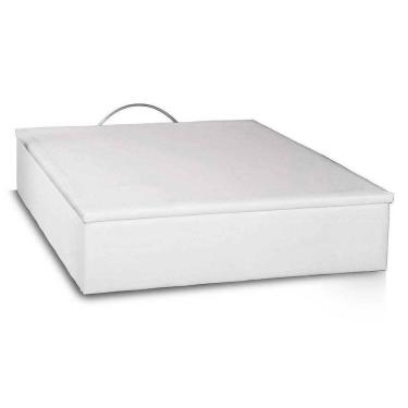 Imagem de Cama Box Baú King Universal Courano White (186x198x35) - Ortobom