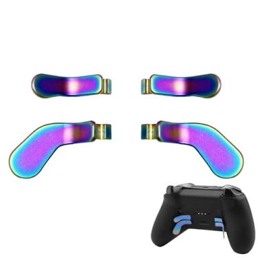 Imagem de 4Pcs Elite 2 Controller Paddles for Xbox One Elite 2,Metal Paddles for Xbox One Elite Series 2, Stainless Steel Paddles Replacement for Xbox One Elite/ Elite Series 2/Elite 2 Core Controller (Rainbow)