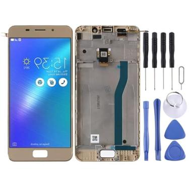 Imagem de tela Tela LCD OEM para for ASUS ZenFone 3S Max ZC521TL X00GD Digitalizador conjunto completo com quadro Ouro) substituição da tela