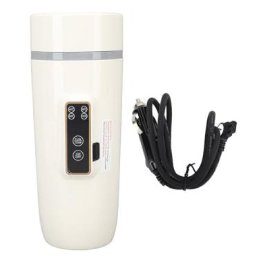 Imagem de Chaleira de água Quente Portátil Com Display Digital, Antiderrapante, à Prova D'água, para café de Viagem, 350ml, Chaleira Elétrica para Viagem Ao Ar Livre (24 V)