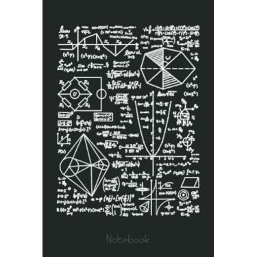 Imagem de Math Club Math Geek Mathematician Formula Equation Graph Notebook: Graph Paper Notebook, Grid Paper for Math and Science Students, Quad Ruled 4x4 (110 Pages, 6x9)