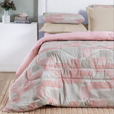 Imagem de Jogo De Cama Casal Queen Size Selin 100% Algodao Quentinho COTTON - De