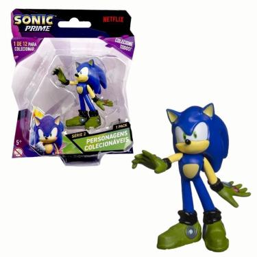 Imagem de Sonic Prime Boneco Colecionável Sonic - Candide